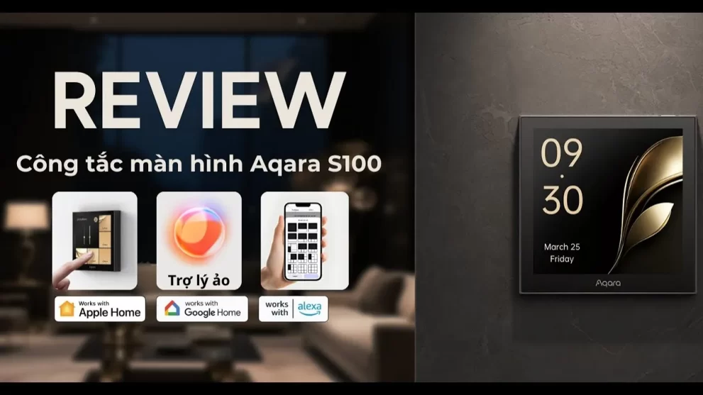 Công tắc màn hình Aqara S100 MP-K04D tích hợp nhiều hệ sinh thái khác