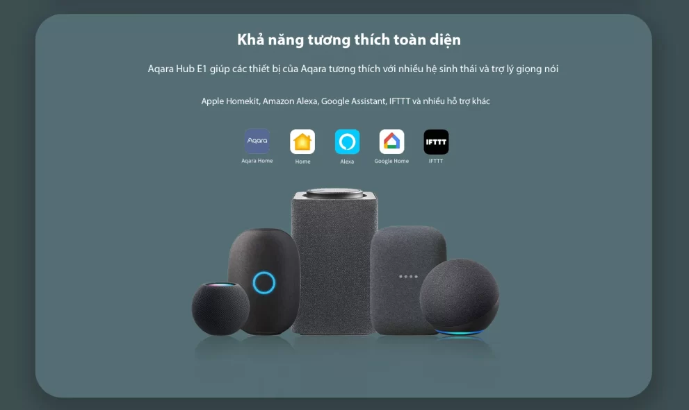 aqara hub E1 hỗ trợ homekit