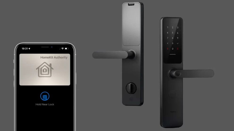 Khoá aqara A100 hỗ trợ mở khoá qua homekey