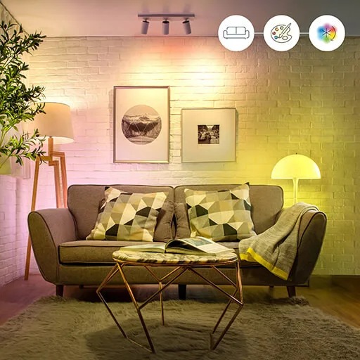 Combo 10 đèn Philips WiZ Downlight RGB