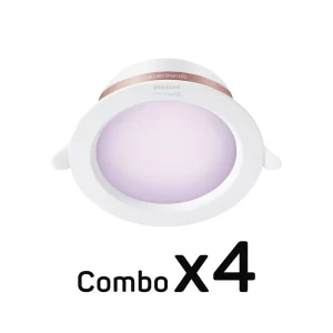 Combo 4 đèn Philips WiZ Downlight RGB