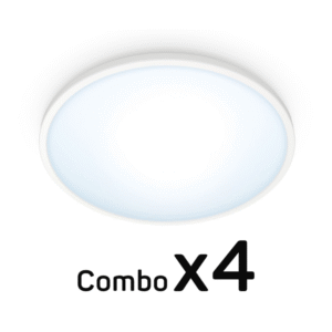 Combo 4 đèn ốp trần Philips WiZ Superslim Ceiling