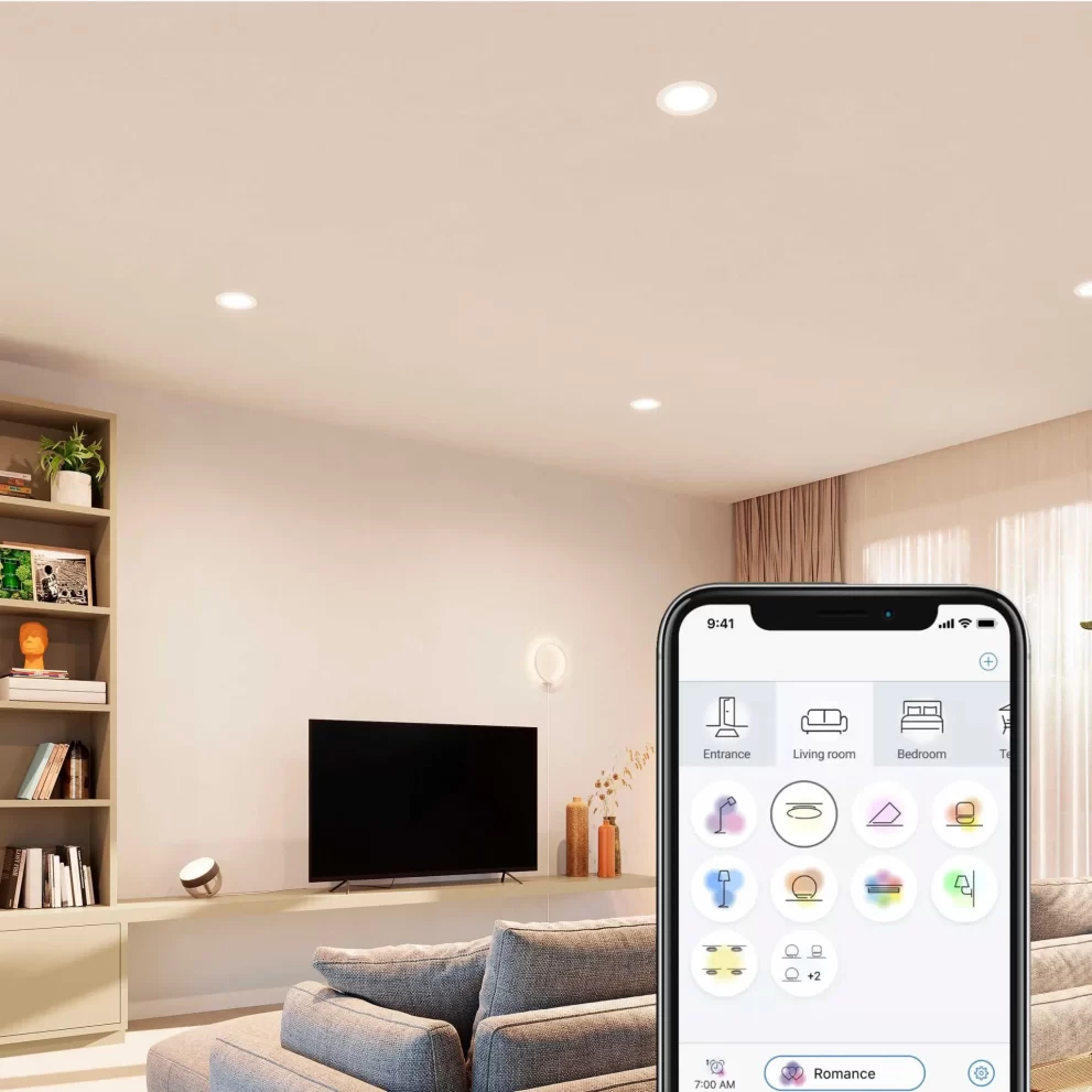 Đèn Philips Wiz Downlight RGB 16 Triệu Màu Âm Trần 