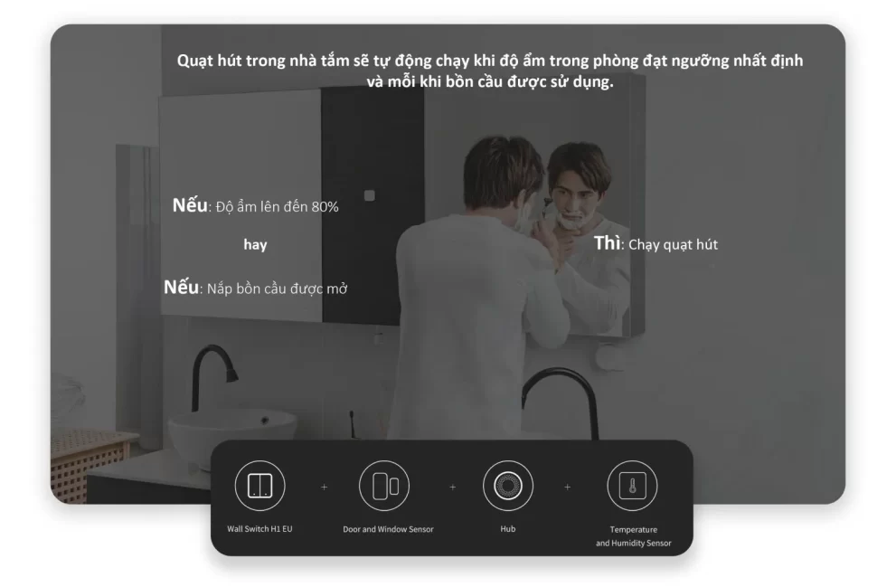Công tắc thông minh Aqara H1 tạo tự động hoá