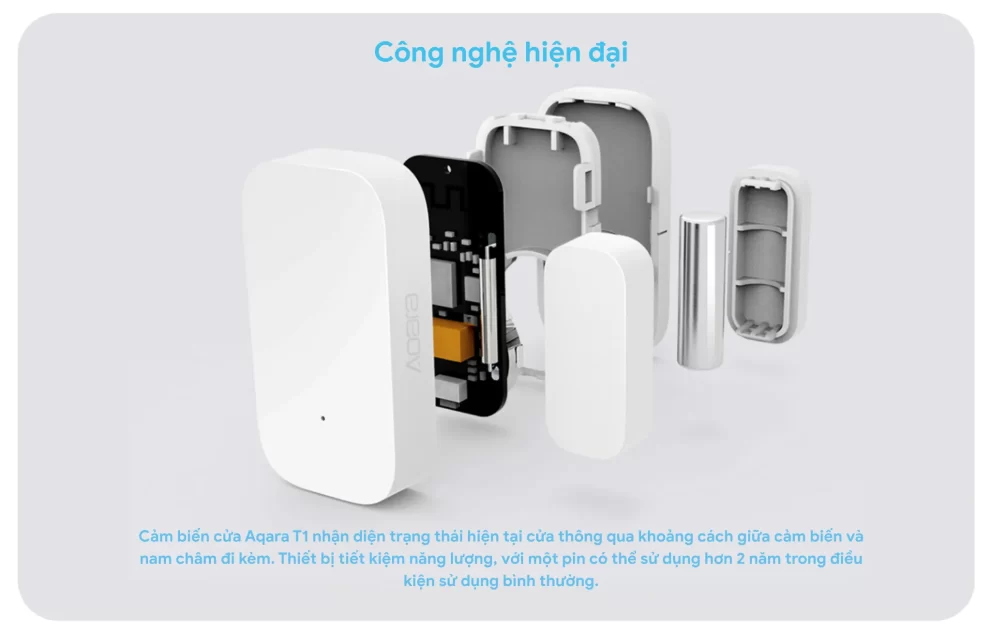 Cảm Biến Cửa Aqara T1 DW-S03D Hiện đại 