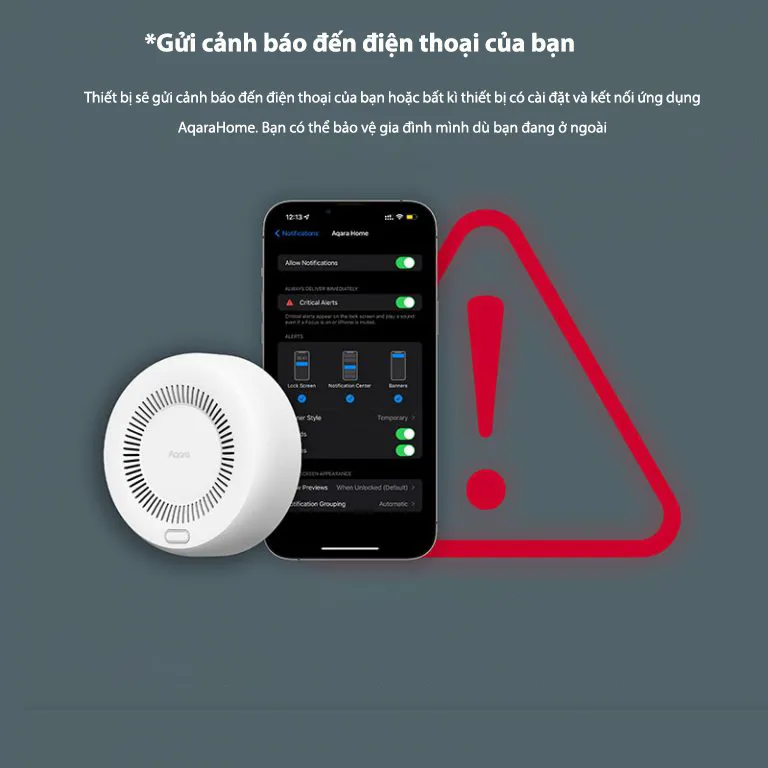 cảm biến khói aqara