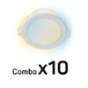 Combo 10 đèn Philips WiZ Downlight
