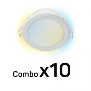 Combo 10 đèn Philips WiZ Downlight