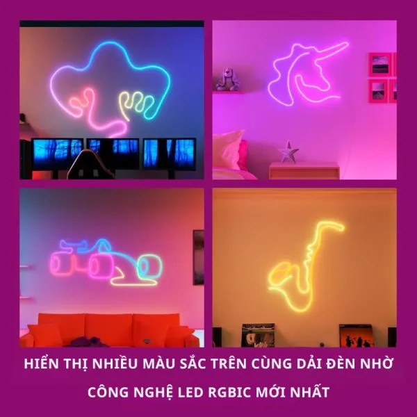 Đèn LED dây Neon Philips WiZ - Uốn tạo hình