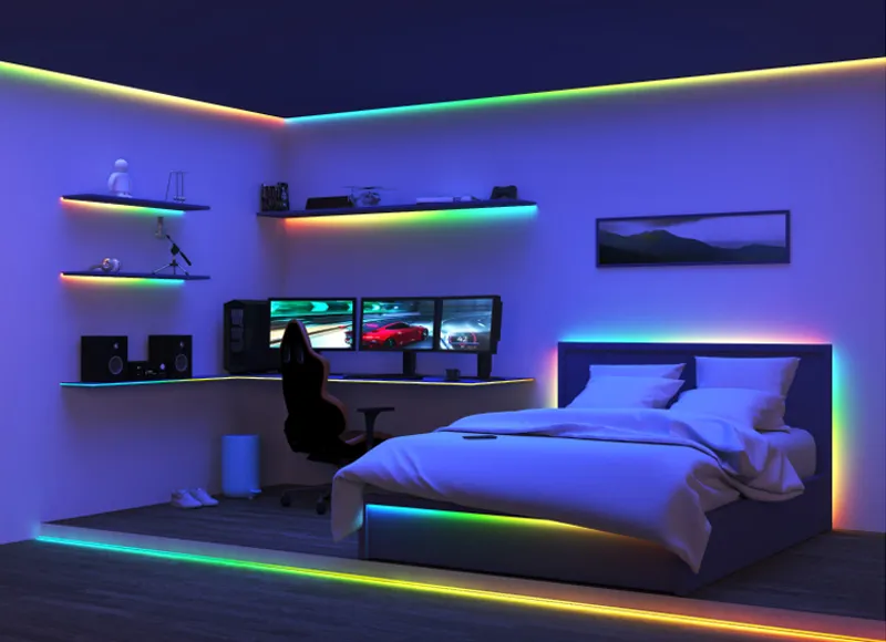 Đèn LED Dây Philips WiZ RGBIC 16 Triệu Màu