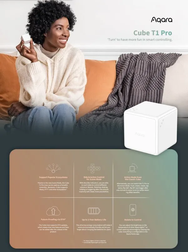 Khối Lập Phương Cube Aqara T1 Pro CTP-R01