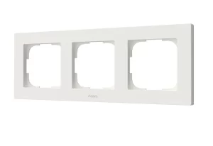 Khung Cố Định Công Tắc H2 EU FE-X01D-W/B mặt 3 trắng