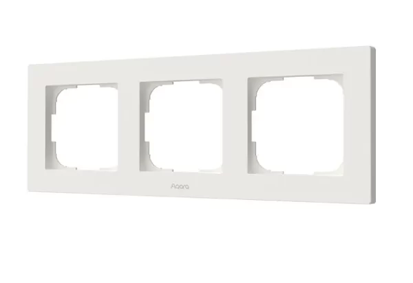 Khung Cố Định Công Tắc H2 EU FE-X01D-W/B mặt 3 trắng