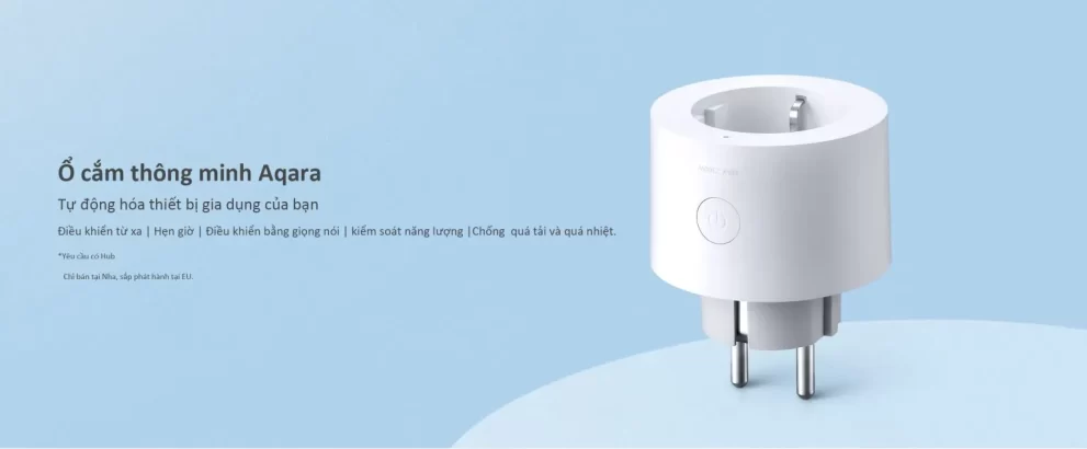 Ổ Cắm Thông Minh Aqara Smart Plug EU SP-EUC01 