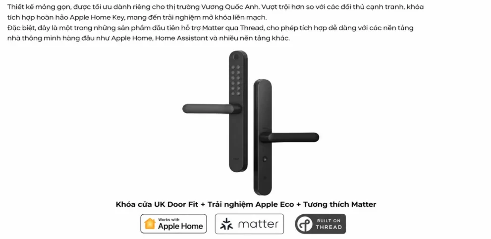 Khóa Cửa Nhôm Thông Minh Aqara U600 EL-D11E